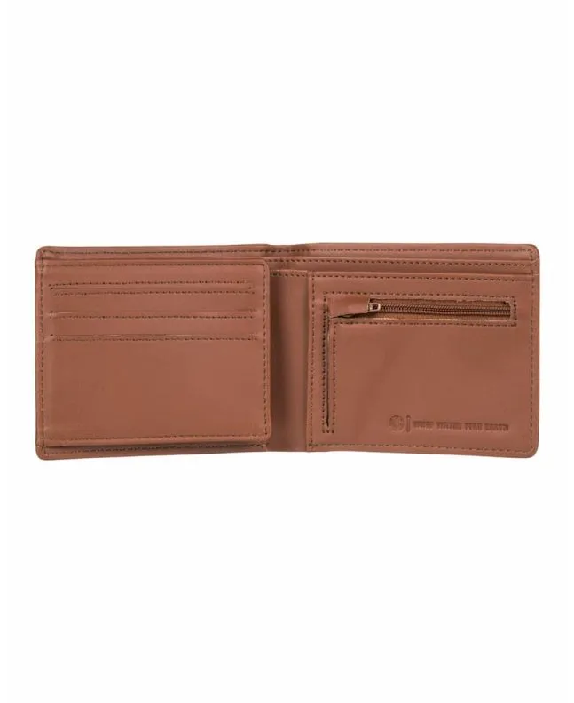 Cartera de triple hoja Element Daily Wallet Marrón