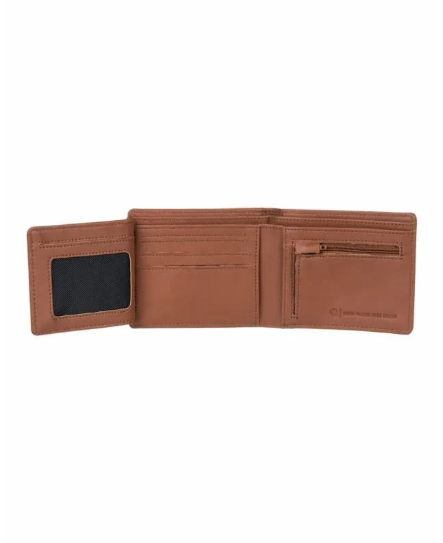 Cartera de triple hoja Element Daily Wallet Marrón